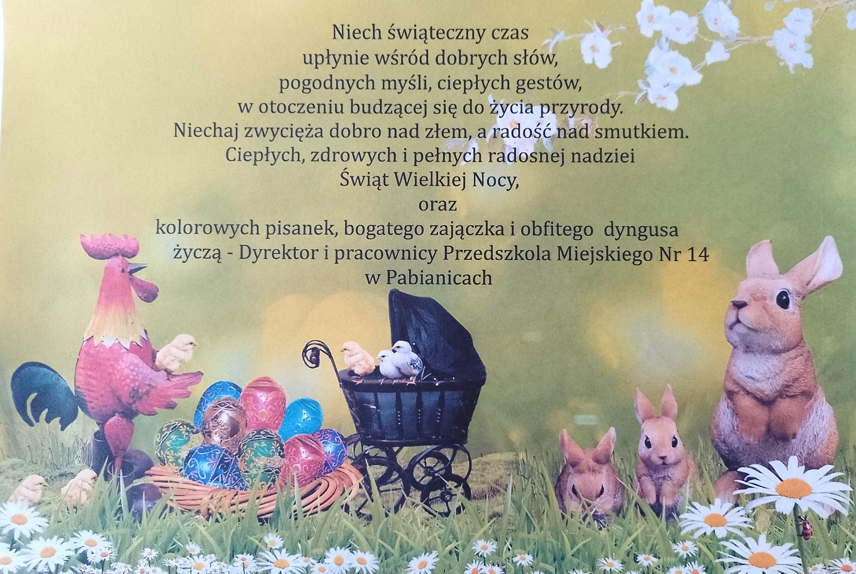 Życzenia wielkanocne dla Rodzic&oacute;w i dzieci