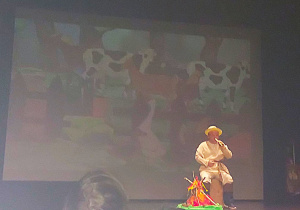 Szewczyk gra na fujarce