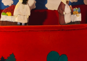 Scena z teatrzyku z kukiełkami