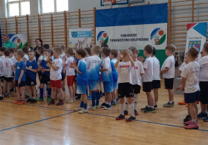 Gruoy zawodników podczas rozdania nagród