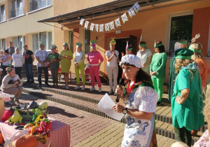 Pani dyrektor wita rodziców